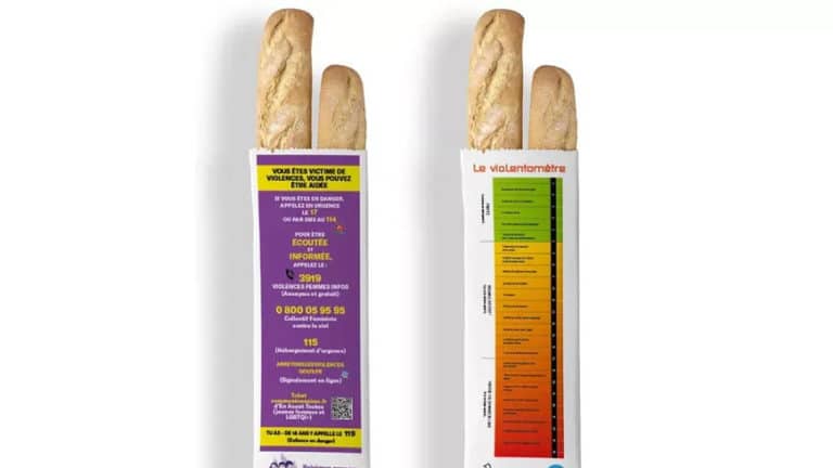 poche à pain publicitaire