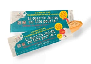 sac à baguettes publicitaires