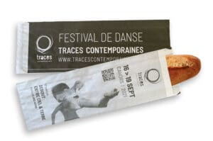 poche à pain publicitaire