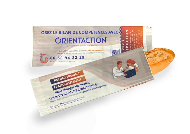 sacs à pains publicitaires