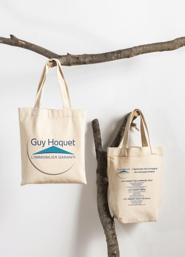 Guy Hoquet tote bag publicitaire