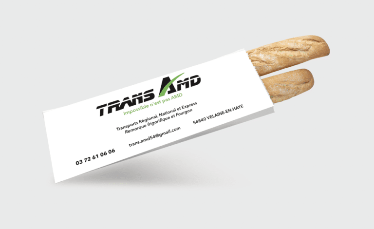 Trans AMD sac à pains personnalisés